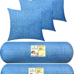 3 Cushion 2 Microfibre Floral Bolster Pack of 5-picture-3
