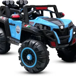 Jeep Ride On Toy for Kids | Battery Operated Car with Light & Music Jeep Battery Operated Ride On-image-47