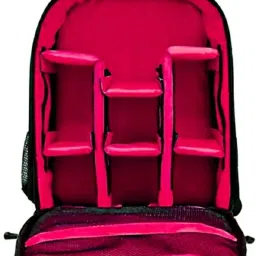 PROUDME DSLR Camera Bag, Lens Accessories Carry Case for All DSLR Cameras-(Pink)Camera Bag-image-41