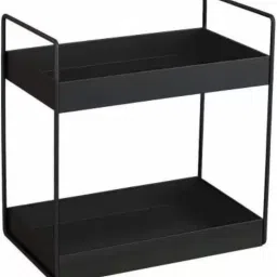 Utensil Kitchen Rack AlLIGHT Utensil Kitchen Rack Steel 2-Step Black rack Steel-image-79