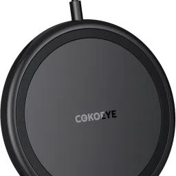 Cokoeye Fast Wireless Round Charger Compatible With iPhone iWatch and Airdops Charging Pad-picture-16