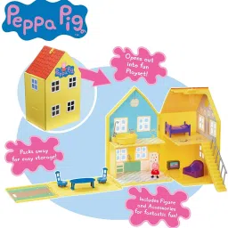 Peppa Pig Family With House Set-10