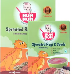 num num Sprouted Ragi and Seeds Cereal image 2
