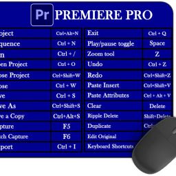 Kirmada Printed Design Premiere Pro Ms Shortcut Key Non-Slip Water Proof Mouse Pad. Non Slip Base Mousepad-picture-28