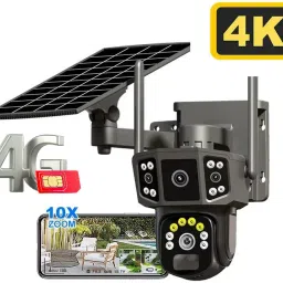 OSQD HD 4G SIM Solar CCTV Camera | Motion Alerts | Smart AI Auto Track Security Camera-image-62