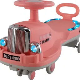 Glamour Ride On Swing Car for Kids 1-5 Years | Magic Car with Light & Music Rideons & Wagons Non Battery Operated Ride On-image-46