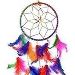 Dream Catchers, Home Decor, Handmade Dreamcatcher for Bedroom, Balcony, Garden, Party, Cafe, Small Ring Beaded Multicolour Plastic Dream Catcher-image-1