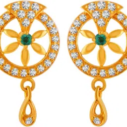 PC Chandra Jewellers Yellow Gold 22kt Stud Earring-image-46