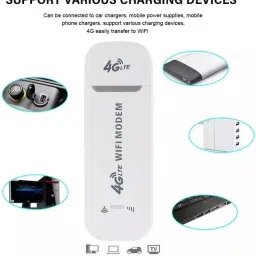 Techdash 4G LTE WiFi USB Dongle Stick with All SIM Network Support | 4G Data Card Data Card image 4