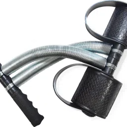 battlestar Double Spring Combo Double Tube Resistance Band Ab Exerciser (GREY) Ab Exerciser Ab Exerciser image 4