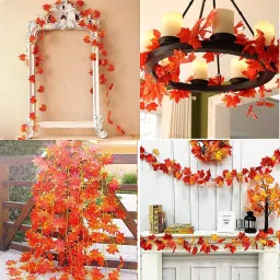 Orange Gerbera Artificial Flower-16