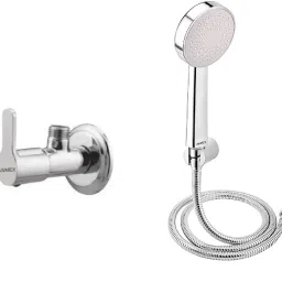 Complete Set of Bndi Chrome Finish Hand Shower with 2in1 Angle - Pack of 2 Handheld-image-8