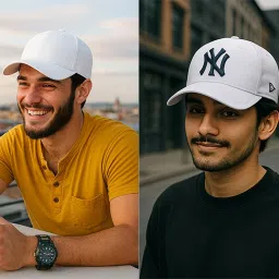 Solid, Self Design, Embroidered Sports/Regular Cap-image-21