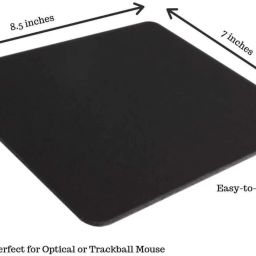 NAFCO Computer Mouse Mat with Anti-Slip Rubber Base & Smooth Mouse Control Mousepad image 2