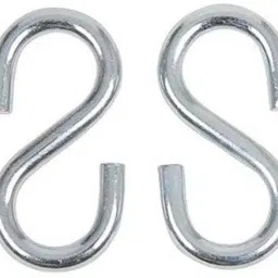 "S" Hook - Stainless Steel - Storage Hanger Hooks - 3.5 Inches In Length - 2 Pieces Hook 2-26