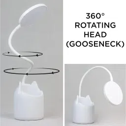 mogadget Work lamp for Desk/led Table lamp for Study with USB Charging and Mobile Holder Study Lamp image 5