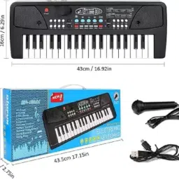 A430 Kids Piano Keyboard, Piano for Kids with Microphone Portable Electronic P60 37Key Piano Toy Keyboard for Kids with Mic Dc Power Option P60 Analog Portable Keyboard-image-64
