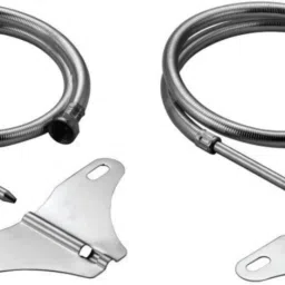 Stainless Steel 1.0 meter Triangle Nozzle Bidet Jet Spray for Toilet (Set of 2) Faucet Set-image-25