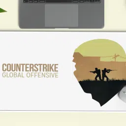 TURTLEWINGS Counter-Strike Game (CS:GO) XL Mousepad (Style 5) Non Slip Base Mousepad-12