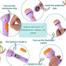 sopali Mini projector toy 3 slides Optical sense for kids image 3