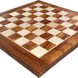 21" Square wooden chessboard brown 55 cm Chess Board-image-23
