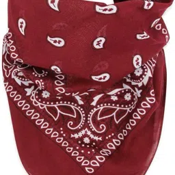 CHACKO Maroon- Unisex Bandana For All Ages ["Maroon"] Handkerchief-image-91