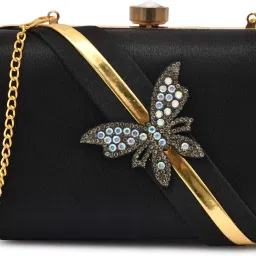 Casual, Party Black Clutch-image-17