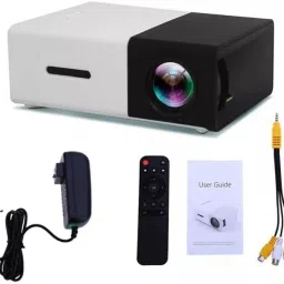 VOLTegIC Outdoor Entertainment 1080P LED Projector, Pocket Video 400 lm LED Corded & Cordless Mobiles Portable Projector-43