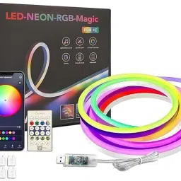 200 LEDs 5 m Multicolor Color Changing, Flickering, Steady Strip Rice Lights-14