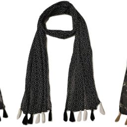 Printed Chiffon Women Multicolor Scarf, Stole, Fancy Scarf-image-76
