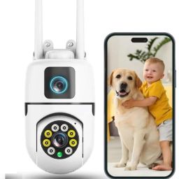 Bzrqx 1080P Full HD WiFi PTZ CCTV Camera Dual Lens Motion Detection Two-Way Talk Security Camera-image-110