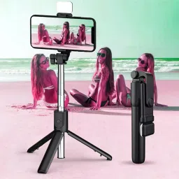 Wrapadore R1S Selfie Stick Tripod Selfie Stick 360 DEGREE ROTATABLE 3 Axis Gimbal for Camera, Mobile image 2