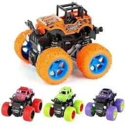 4WD Mini Monster Friction Powered Trucks for Kids with Big Rubber Tyres-24