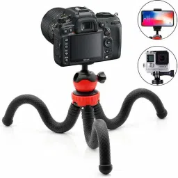 Hiffin ®12 Inches Height Flexible Gorillapod Tripod with 360° Rotating Ball Head Tripod Tripod Ball Head image 4