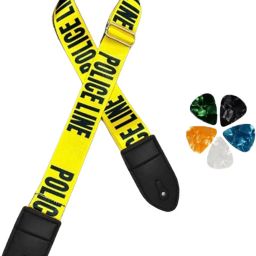 Adjustable Guitar Strap Belt with 5 Picks for Acoustic/Electric/Bass Guitars Nylon, Polyester Strap-picture-16