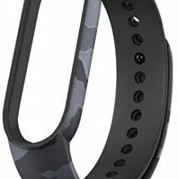 TooHype SweatProof Adjustable Mi Band5/6 With Easy Installation No Fall Off Silicone Smart Band Strap-image-1