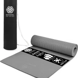 quick shel 6MM YOGA MAT 100% EVA ECO FRIENDLY Premium Quality Grey 6 mm Yoga Mat-picture-17