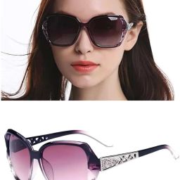 UV Protection Over-sized, Retro Square Sunglasses (Free Size)-image-84