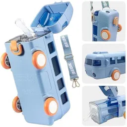 Bus Shape B3 Water Bottle Interesting Toy Cute Appearance for School Home Office 500 ml Water Bottle-image-96