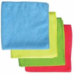 Microfiber Cloth High Absorbent Cleaning Cloth, Lint Free, Streak Free for Kitche, Bathroom, Furniture, Wood, Glass & Mirrors - Pack of 4 Pcs. Wet and Dry Microfiber Cleaning Cloth-image-79