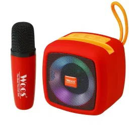 WOOS WS-M36 Portable Bluetooth Speaker Dynamic Thunder Sound With Rgb Light 15 W Bluetooth Home Audio Speaker image 2