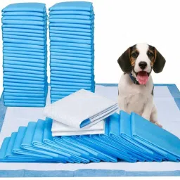 Dog Training Pads/Size: XL/60 x 90 cm/10 Count/Training Pee and Potty Pads with Quick Drying Surface and Absorbent Core/Suitable for Small/Large Breed Puppies Disposable Dog Diapers Disposable Dog Diapers-10