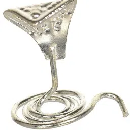 Astro-D Silver 0.999 slane Silver Snake use in Pooja (nag) 4 GMS Decorative Showpiece-2 cm-picture-4