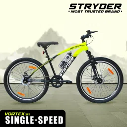 26" Vortex Single Speed with Disc Brakes & Front Suspension | 26 T (inch) Mountain Cycle-image-23