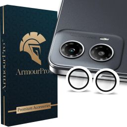 ArmourPro Back Camera Lens Ring Guard Protector for Motorola G34 5G, Moto G34 5G, Motorola G34, Moto G34, Silver Camera Ring-picture-18