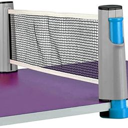 RANAC Sports Professional Grade Table Tennis (T.T) Net & Post Set| Quick Easy Setup and Spring Activated Clamp Net| image 1