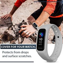 Techmount Soft Silicone Adjustable Colorful Replacement Wristband Strap Belt Compatible with Oneplus Smart Band & Oppo Smart Band image 4