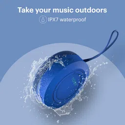 noise Zest with Google & Siri Compatible Smart Speaker (8 Hours Playback Time, Cobalt Blue) image 4