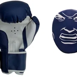 Kids Punch Mitts focus Pad Combo With Striker Training 8 Oz Boxing Gloves-image-7