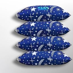 Luxury Polyester Fibre Abstract Sleeping Pillow Pack of 6-image-29